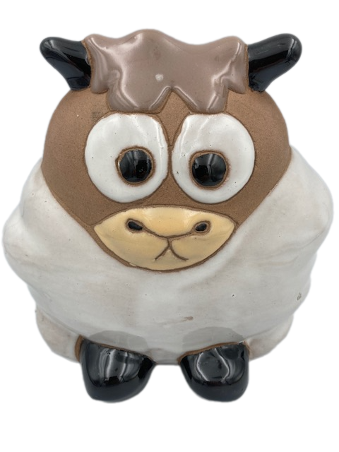 Thumbnail: Decoratief schaap in keramiek