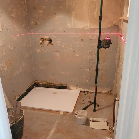 Before - Stone Effect Bathroom