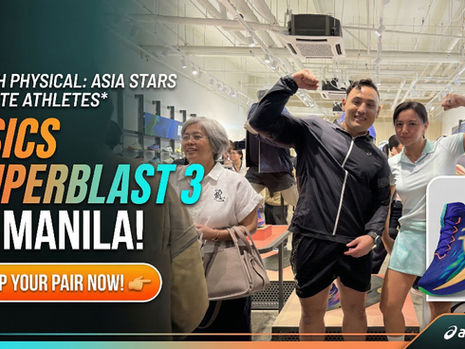 Running with Legends: Launching the ASICS SUPERBLAST 3 in Manila!