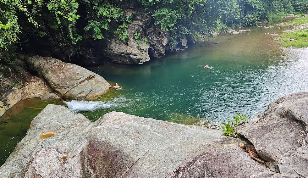 Tukuran Falls natural freshwater pool