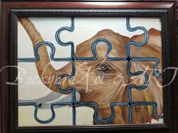 Puzzle elephant
