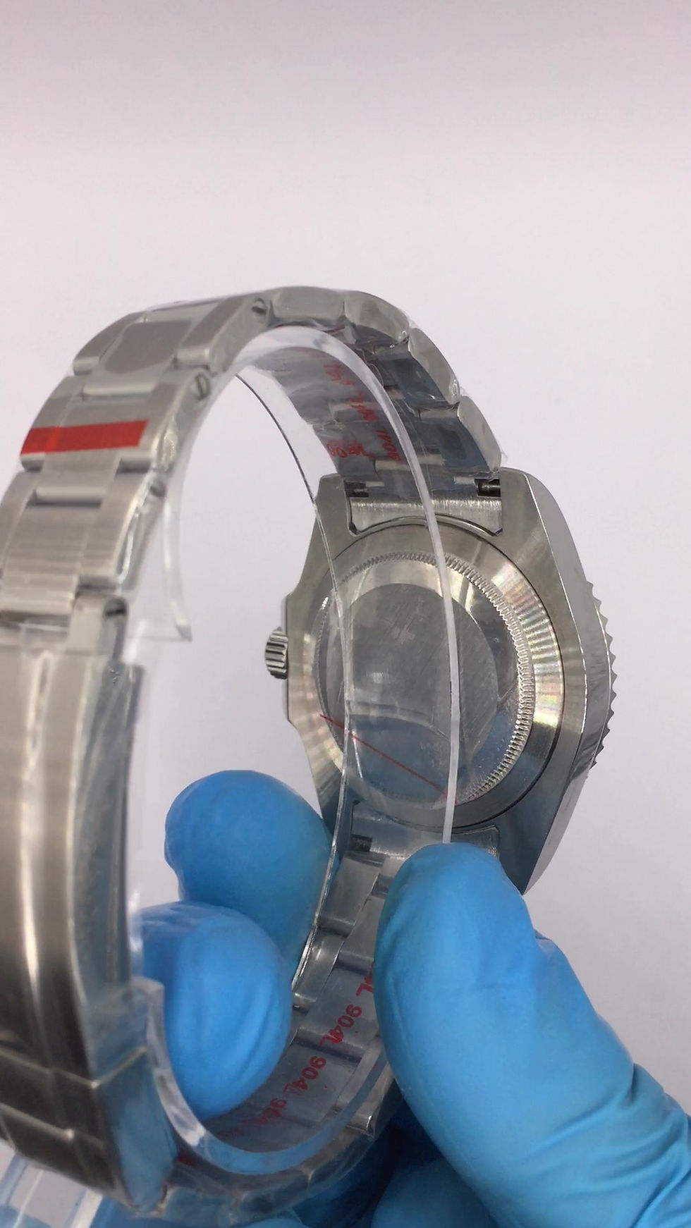 Thumbnail: Black & Blue GMT mod on Oystersteel bracelet