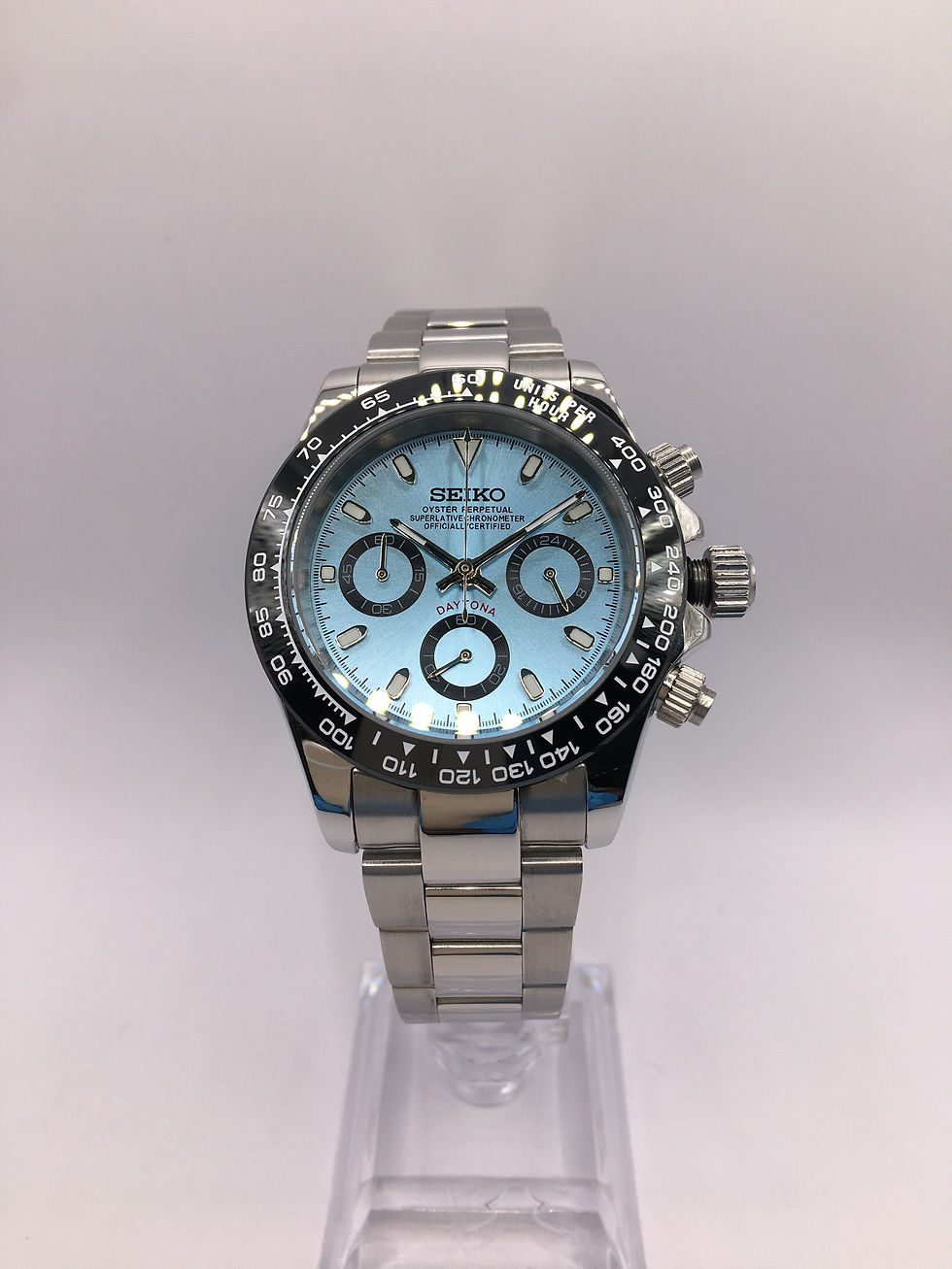 Thumbnail: Turquoise Daytona mod on Oystersteel bracelet