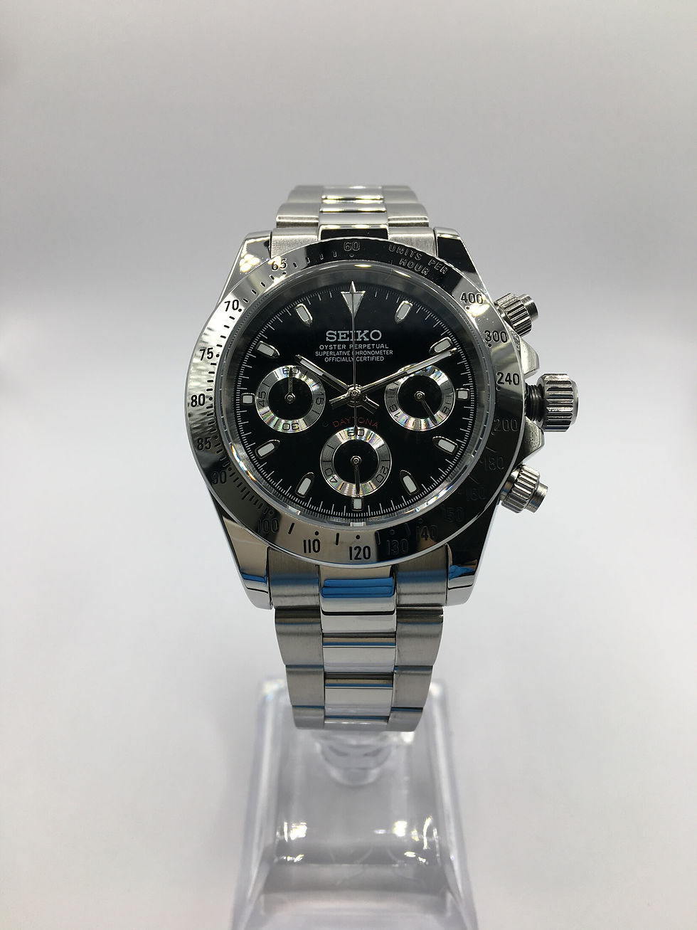 Thumbnail: Black Daytona mod on Oystersteel bracelet