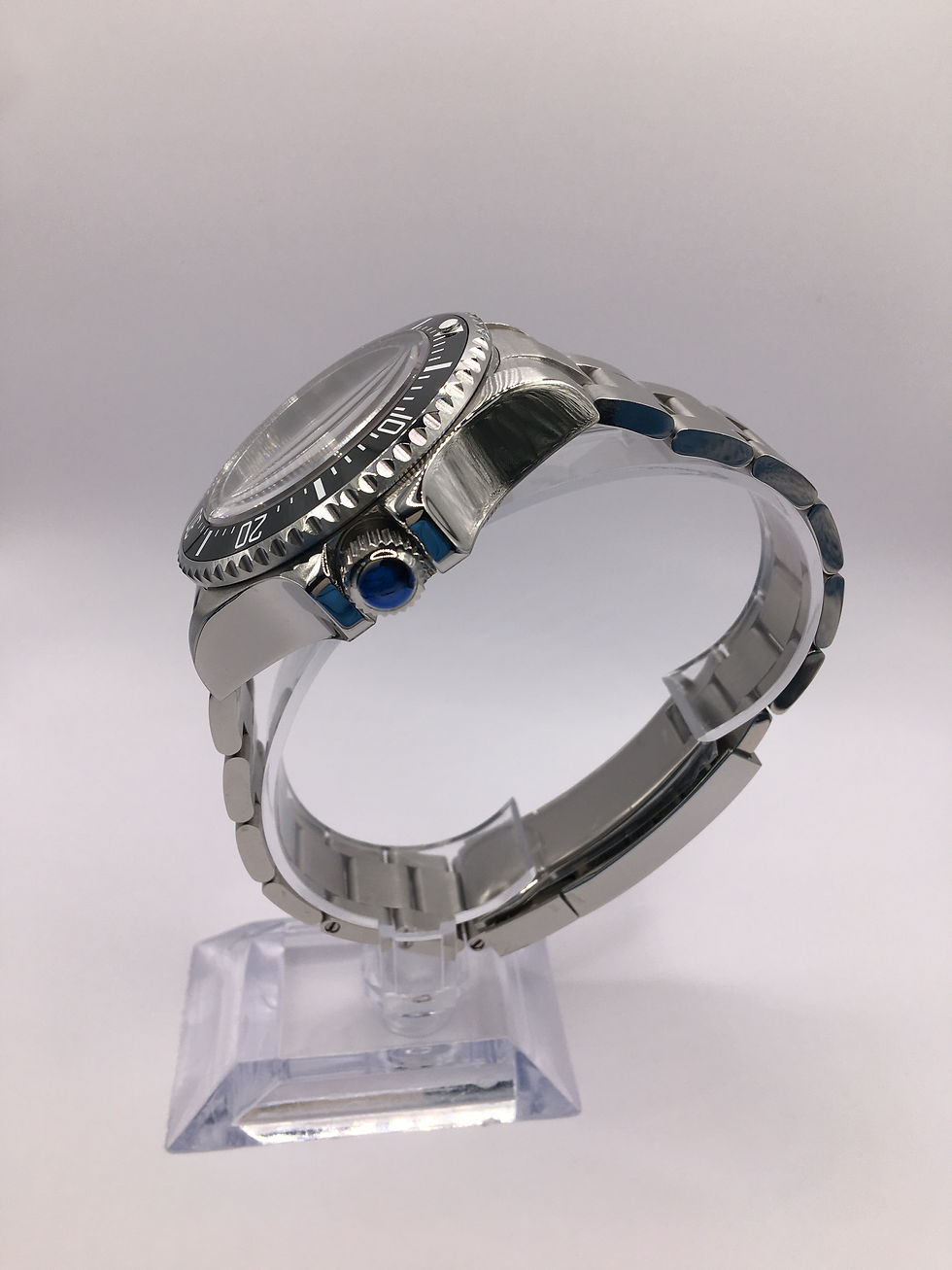 Thumbnail: Black Sea Dweller mod on Oystersteel bracelet