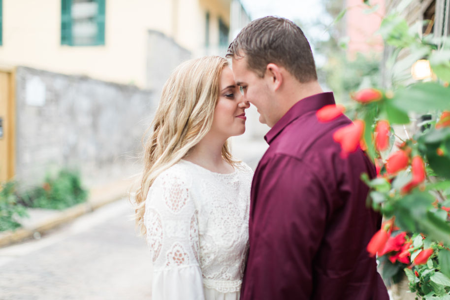 Festive Engagement Session in Historic St. Augustine, FL