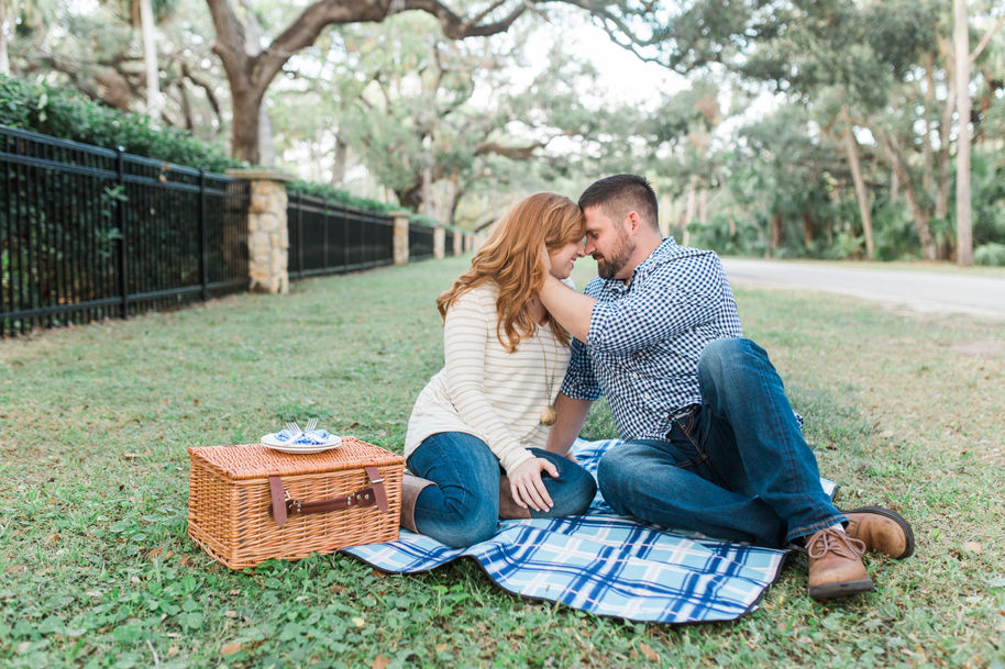 Charming Engagement Session at Washington Oaks Garden State Park, St. Augustine, FL