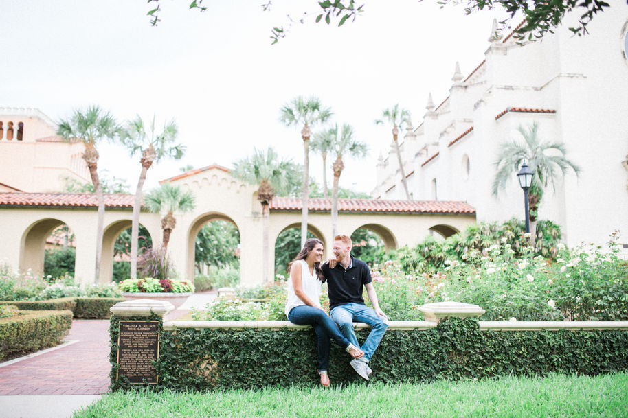 Kevin & Moriah | Engagement Session at Rollins College in Winter Park, FL