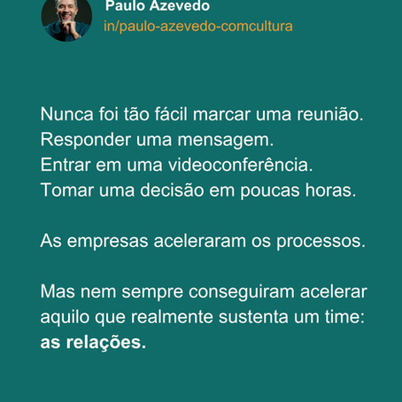 A construção de vínculos