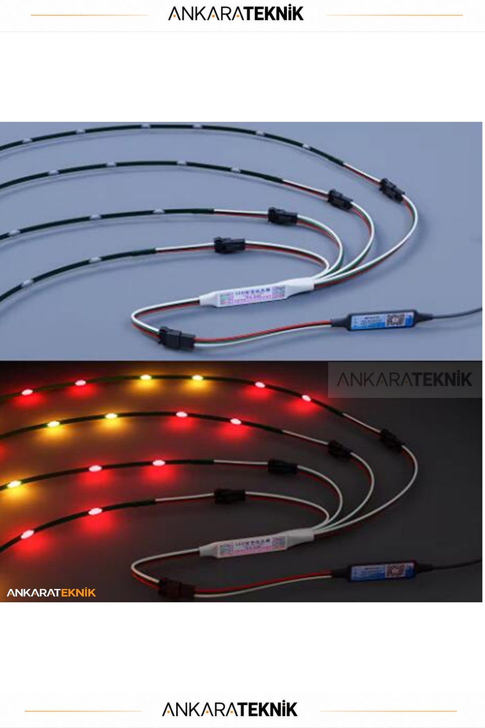 Küçük resim: 8 Port SPI Piksel LED Sinyal Dağıtıcı Ahtapot – Adreslenebilir LED Çoklayıcı