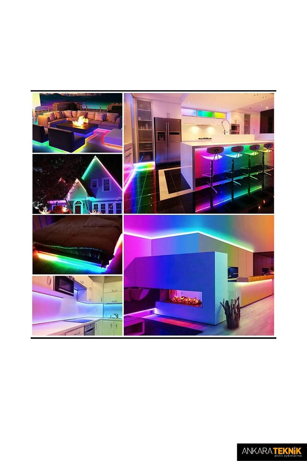 Küçük resim: Piksel Neon Led (6x12mm)  Hazır Kumandalı Set/ IP68 Koruma