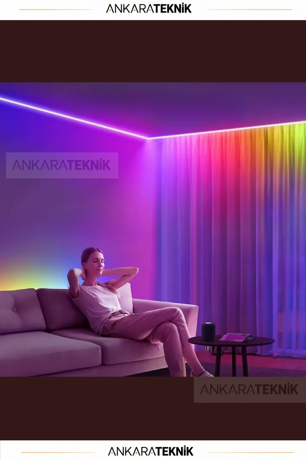 Thumbnail: 5V WS2812B ARGB Piksel Şerit LED 60 LED/m IP65 + SP548E Wi-Fi Kontrollü Set