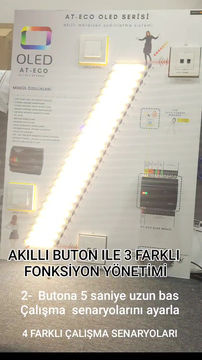 Küçük resim: AT-ECO Oled Serisi Akıllı Merdiven Sistemi | Enerji Verimli Akıllı Modüller