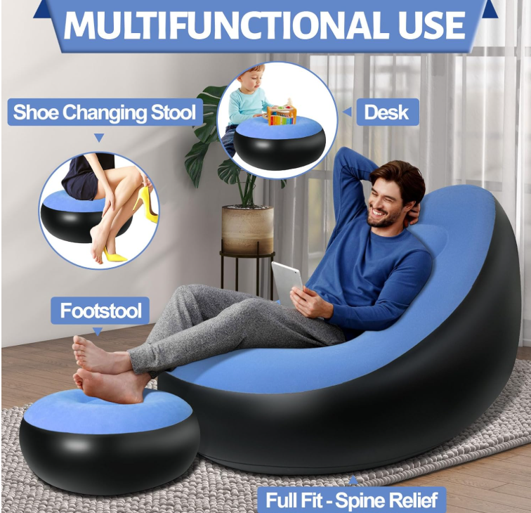 Inflatable Sofa – Single Size (Model: MU-IN01)
