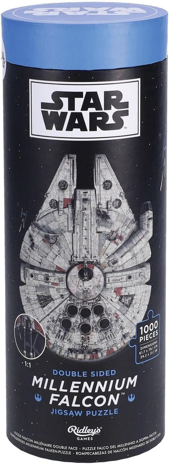 Thumbnail: Ridley's Star Wars Millennium Falcon 1000 Piece Double-Sided Jigsaw Puzzle