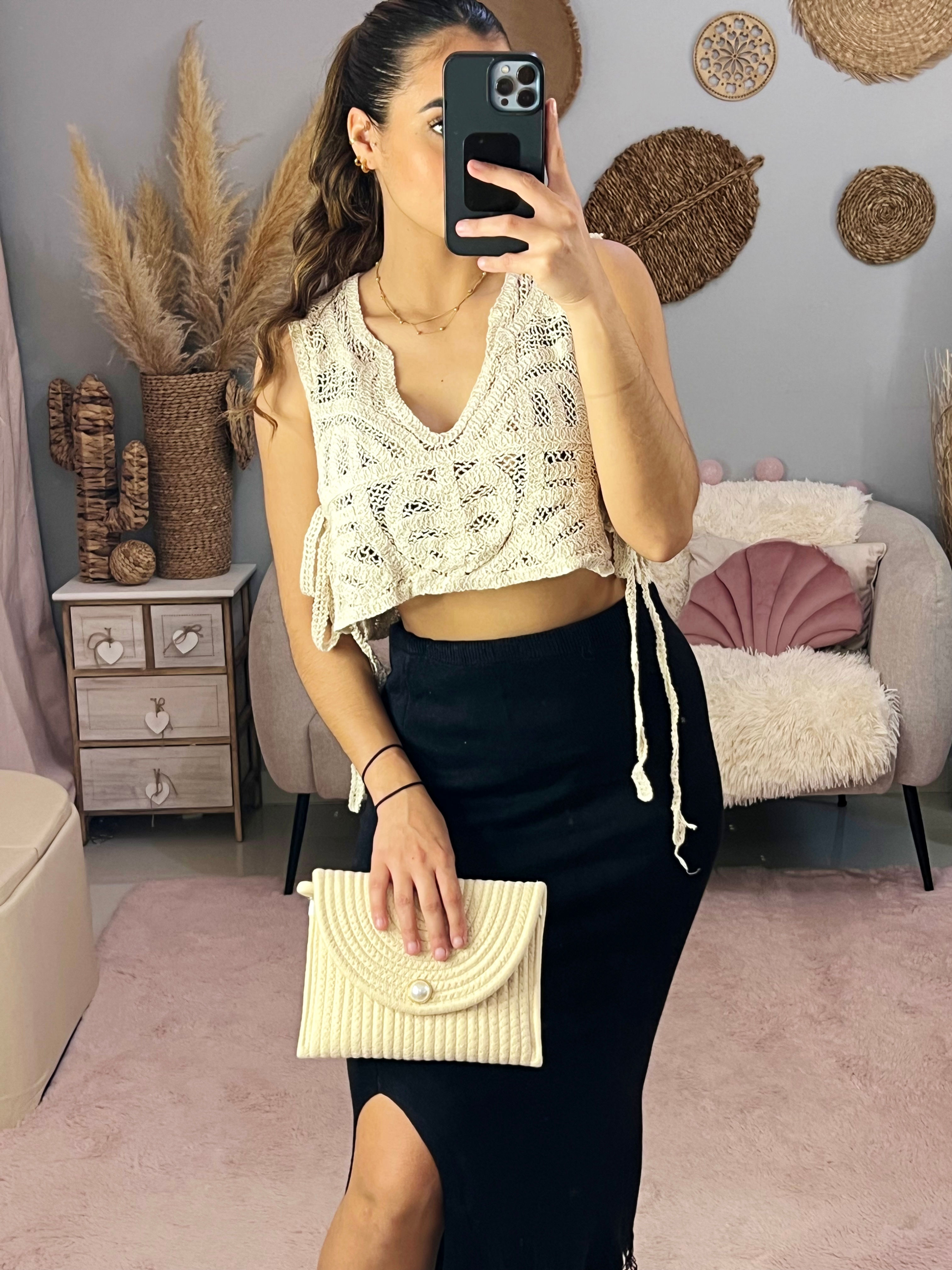 Top en crochet