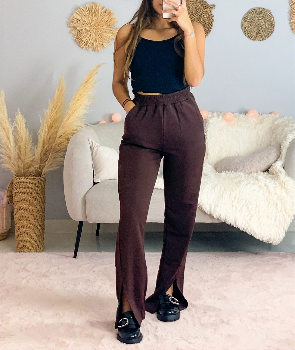 Pantalon de jogging avec ouverture