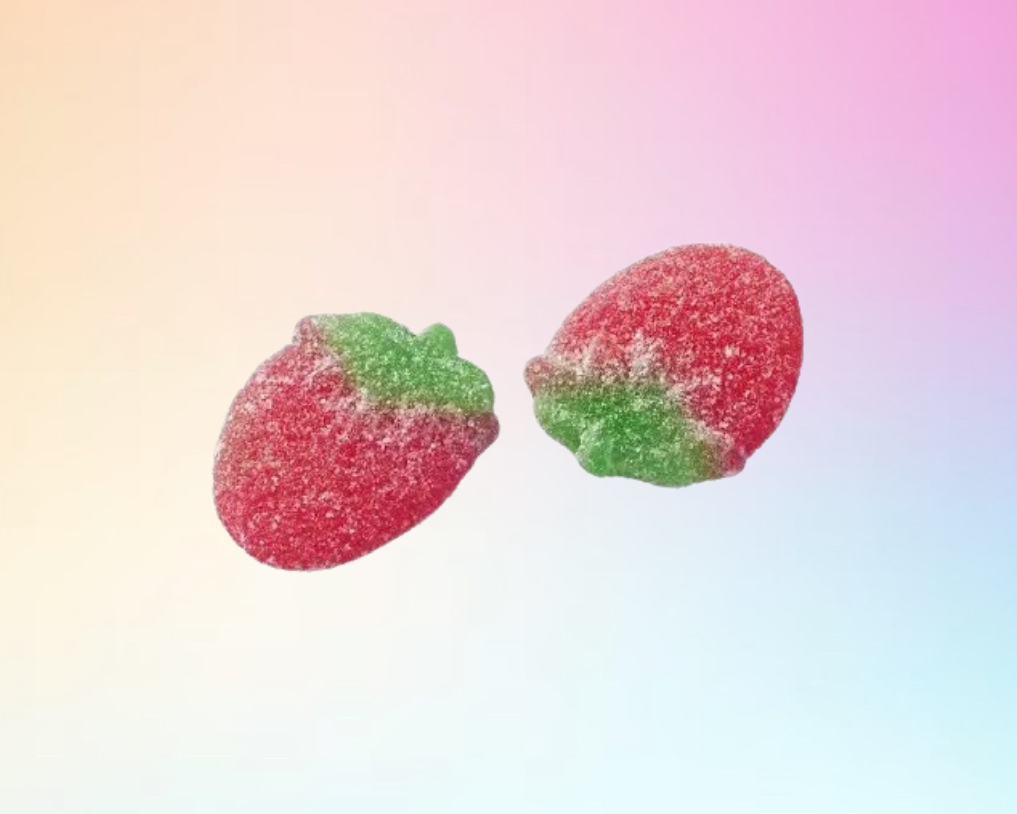 Grosses fraises plates sucrées