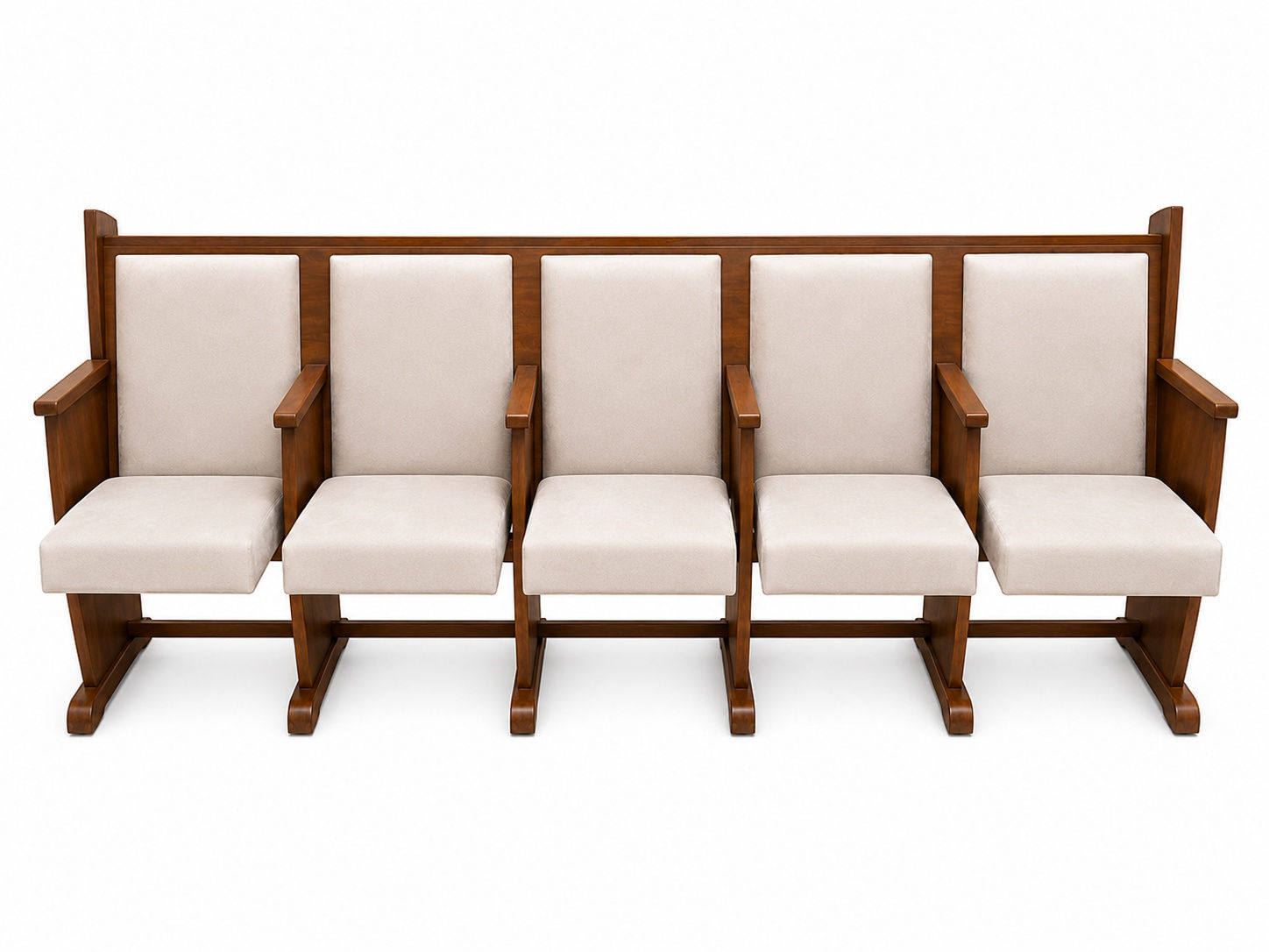 Salabim Bench-001 5seat without box & without klapa behind