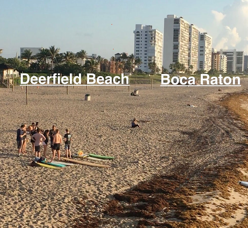 Deerfield Beach and Boca Beach and Skyline