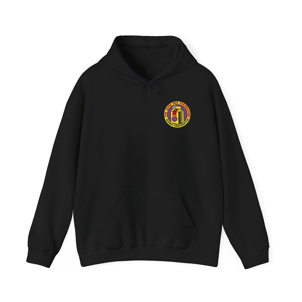 Thumbnail: Juise Box Foundation Hoodie, Harm Reduction Awareness Sweatshirt