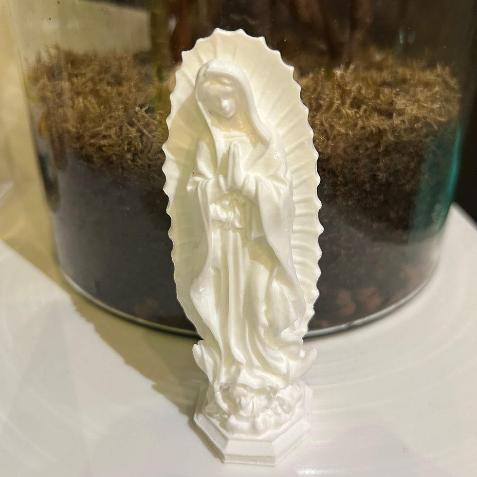 Miniature : Sainte vierge 10 cm