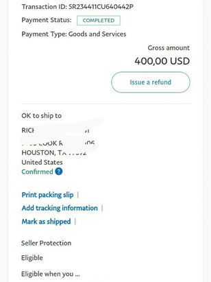 client's payment screenshot via paypal from united states of our best free forex signals | Hedging Forex | Manage Forex Accounts service. he shared with us his screenshot in a excitement mood. 