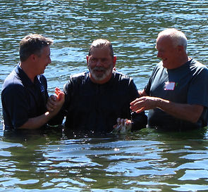 Picture of a baptism.