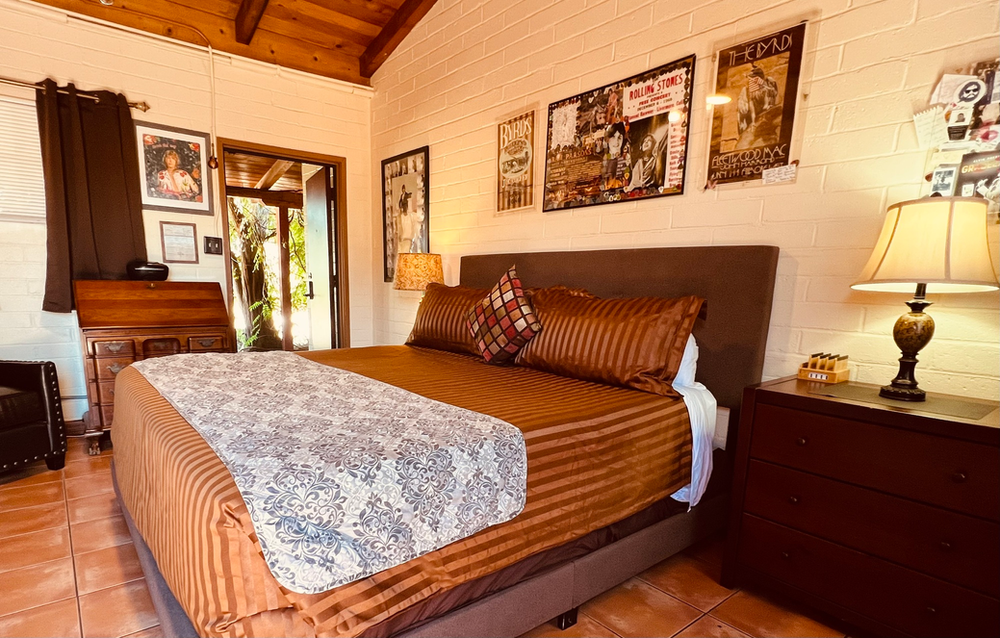 Room 8 at the Joshua Tree Inn now marketed as where Gram Parsons