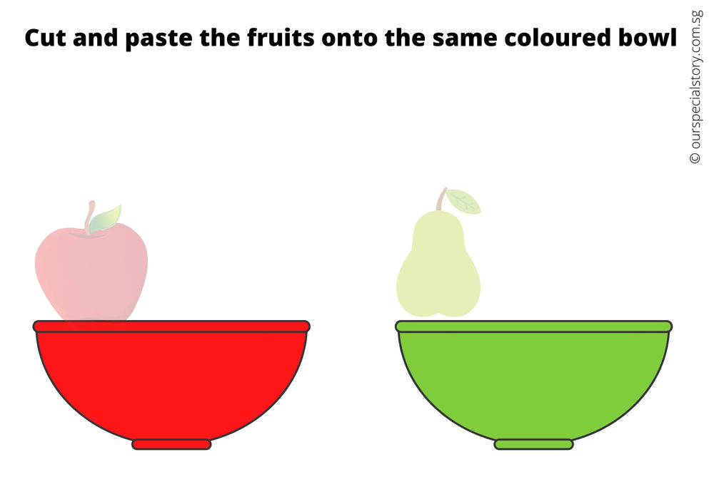 Cut and Paste Fruits!