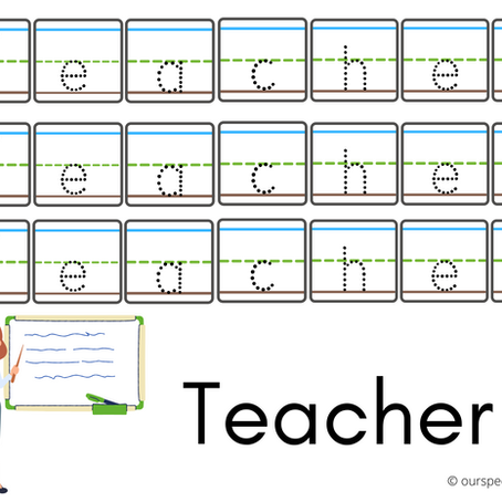 Trace and Write Occupations!