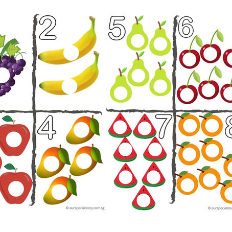 Counting Fruits from 1-10!