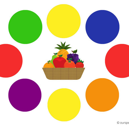 Matching Colours and Words with Fruits!
