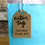 Thumbnail: Custom Hand-Lettered Rustic Gift Tags with String