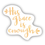 Thumbnail: His Grace is Enough | WATERPROOF Hand Lettered Sticker