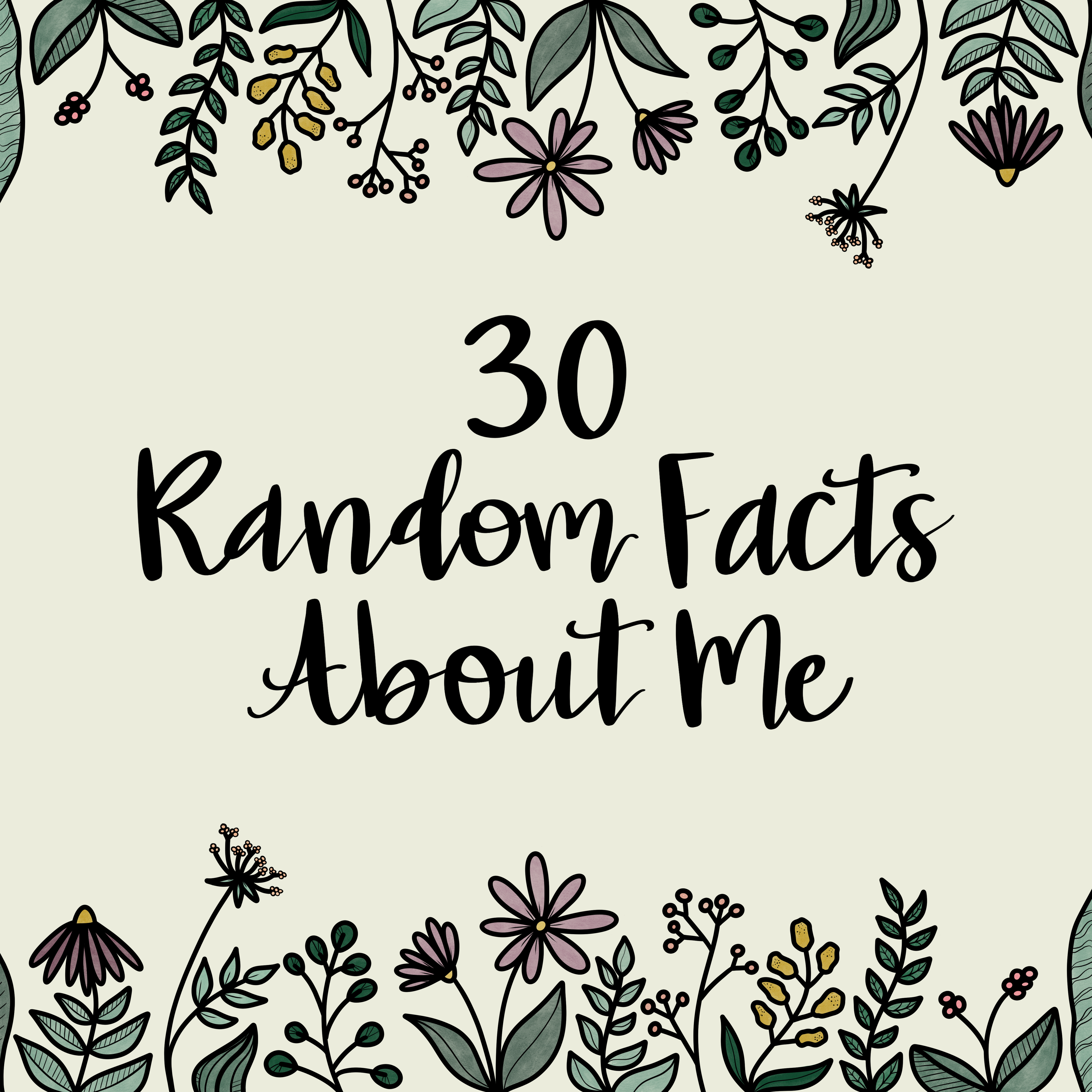 random fun facts about me random fun facts about me