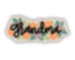 Grandma | WATERPROOF Hand Lettered Sticker