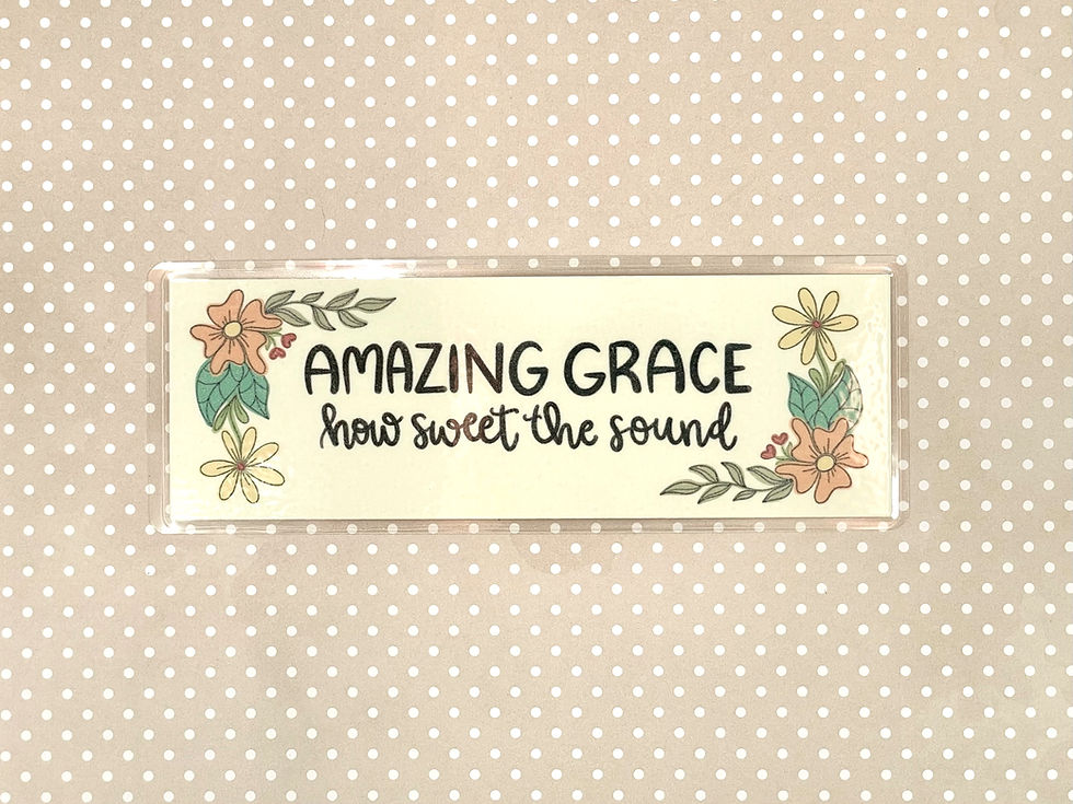 Thumbnail: Amazing Grace | Cardstock Bookmark