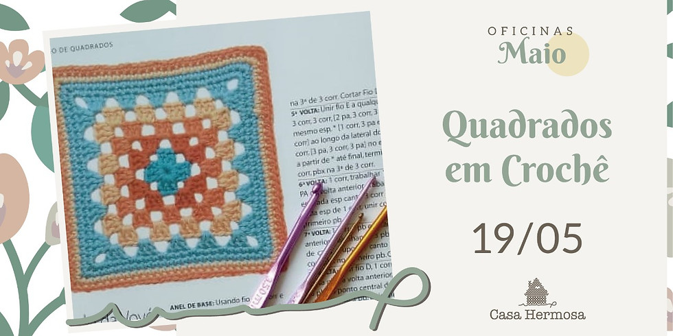 Crochê: Quadrados da Vovó