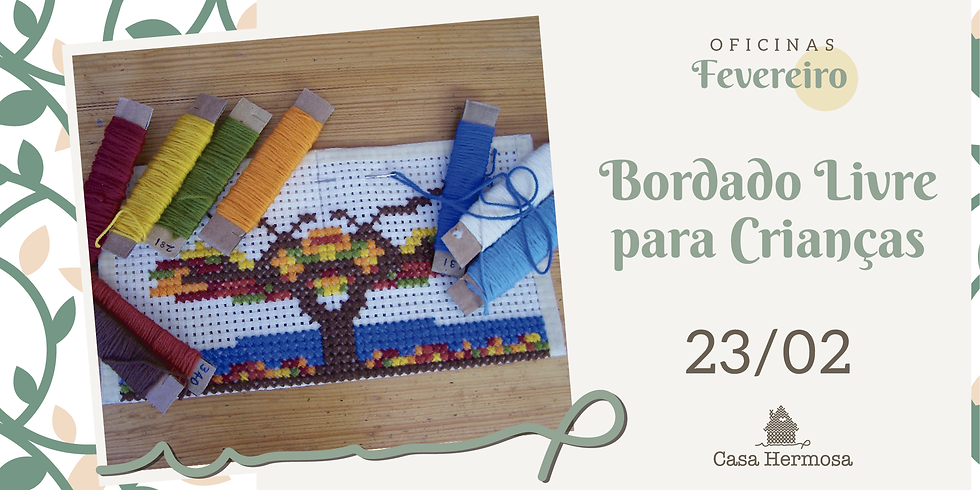 Bordado Livre para Crianças