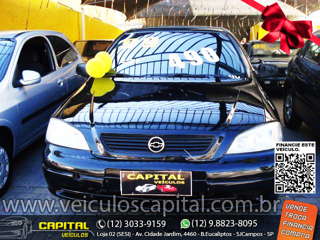 Miniatura: ● ASTRA SEDAN GL 1.8 MPFI 8V - PRETA - 1999