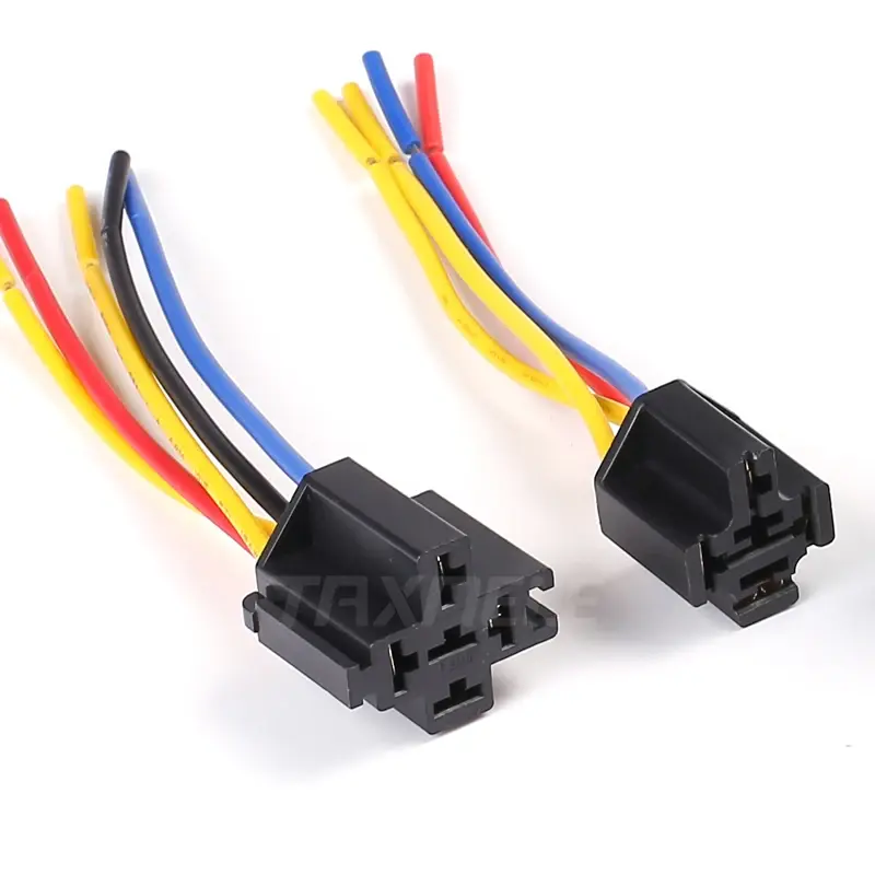 Thumbnail: 5Pcs/Set JD1914 JD1912 Waterproof Automotive Relay Car Relay 12V 40A 4Pin/5Pin