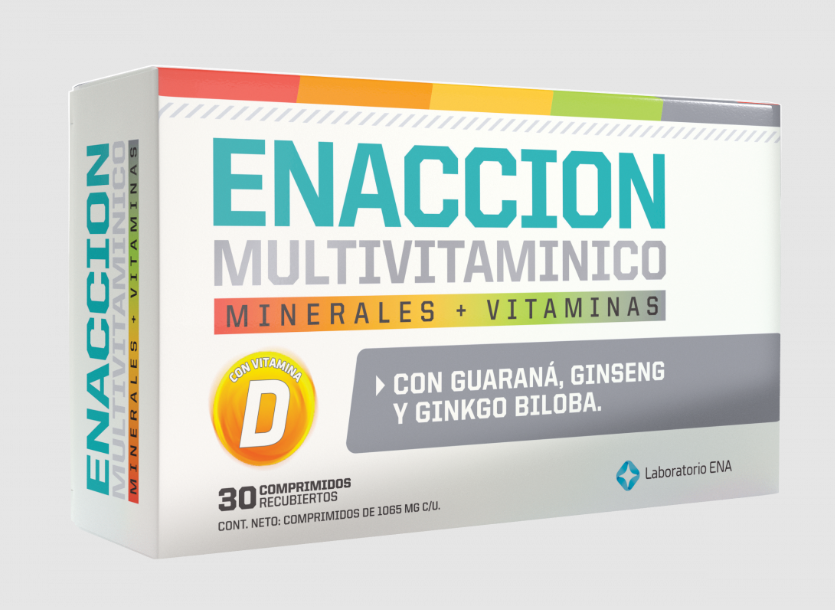 Ena Sport- ENACCION MULTIVITAMINICO Presentacion 30 COMPRIMIDOS