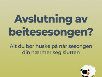 Sesongavslutning - tips til hva du bør huske på!