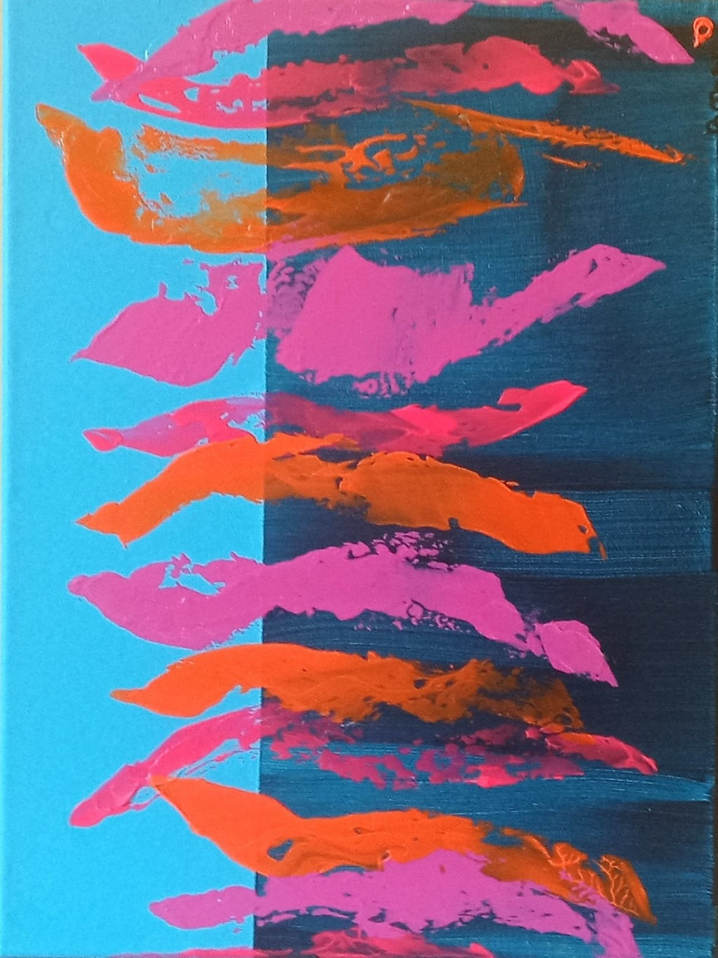 New Born flashy blue small