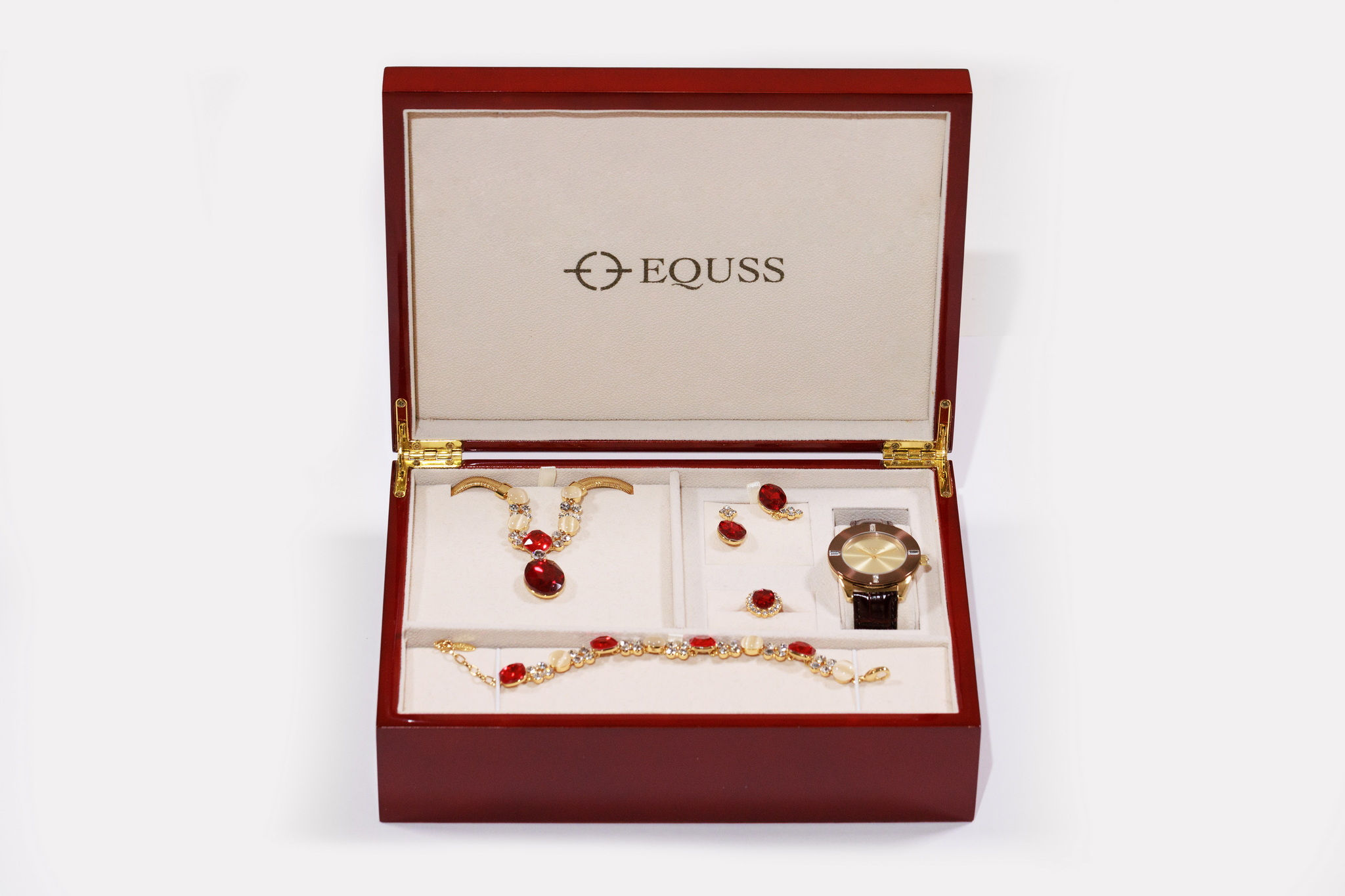 Lady full jewellery set 70098SNEBRWSET-XLB