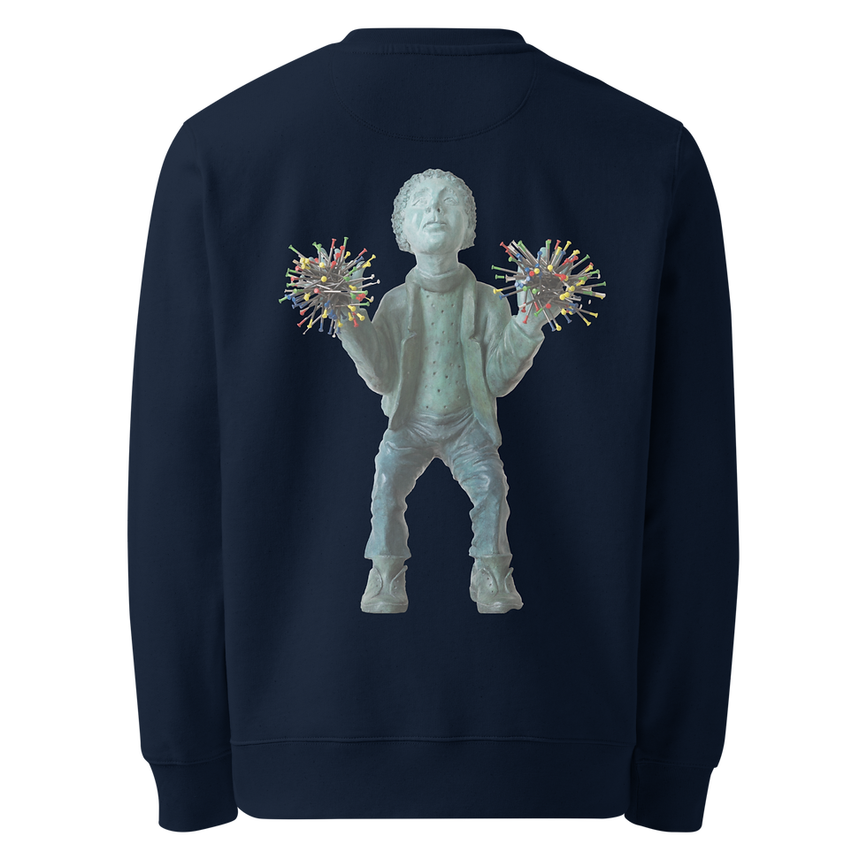 Thumbnail: Boy Unisex Sweatshirt Back