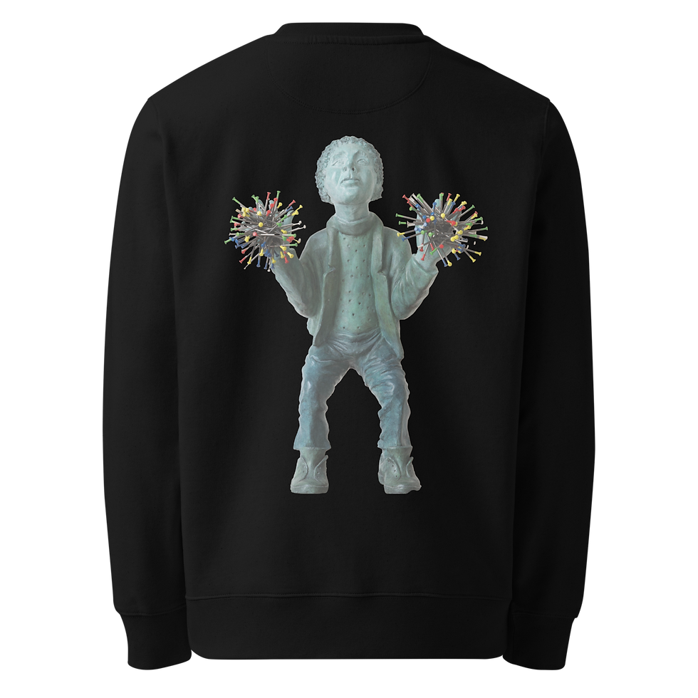 Thumbnail: Boy Unisex Sweatshirt Back
