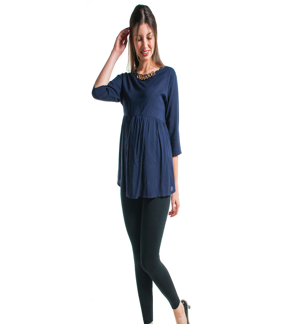 Miniatura: BLUSA MATERNIDAD CON COLLAR
