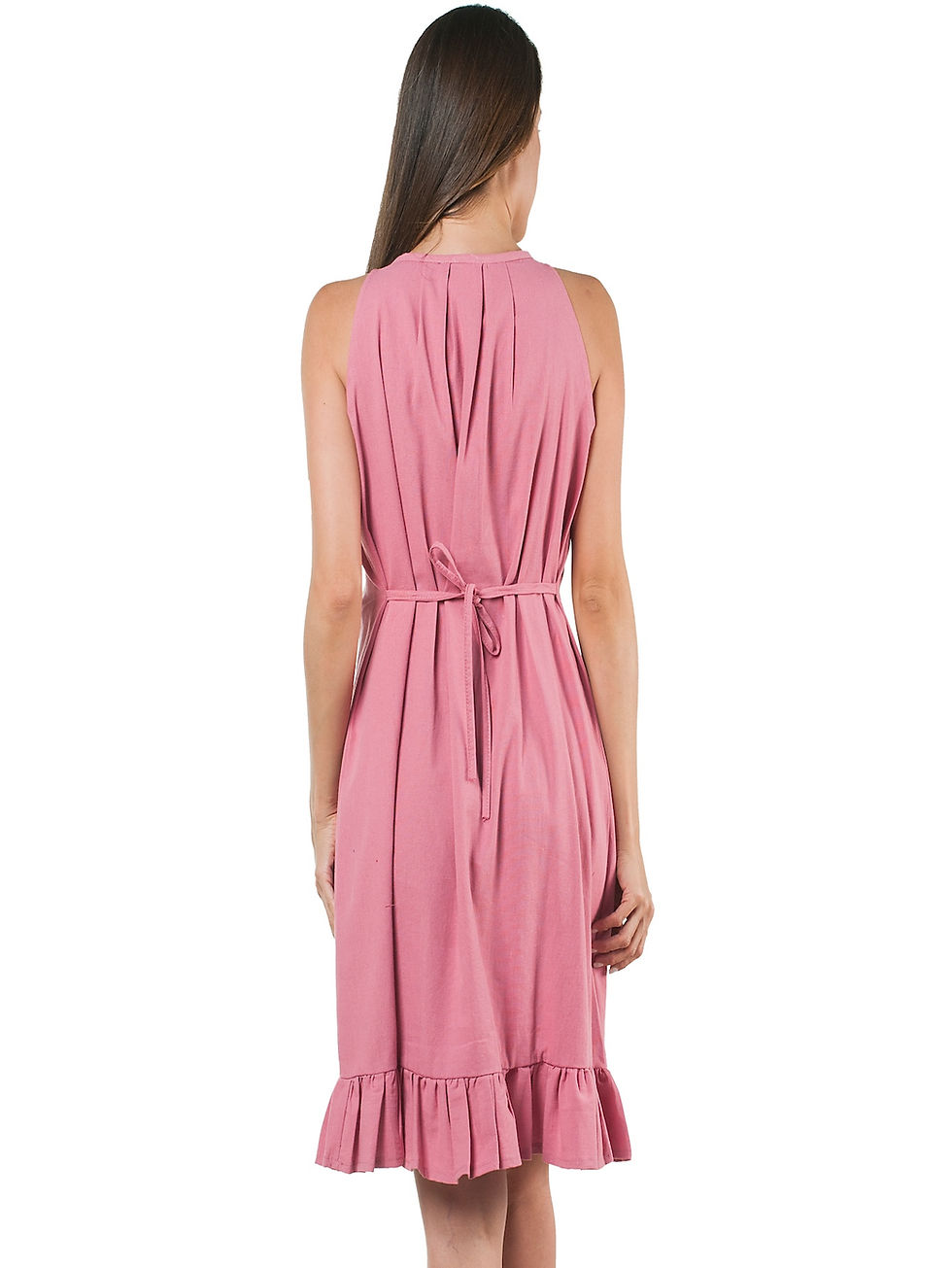 Miniatura: VESTIDO MATERNIDAD DE MANTA C/COLLAR